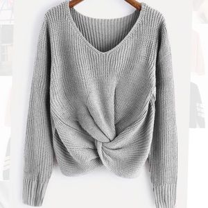 Crop Knot Sweater